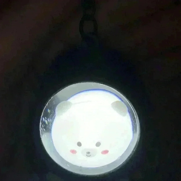 Bear Light up Astronaut Bag Backpack KeyChain - Picture 3 of 8